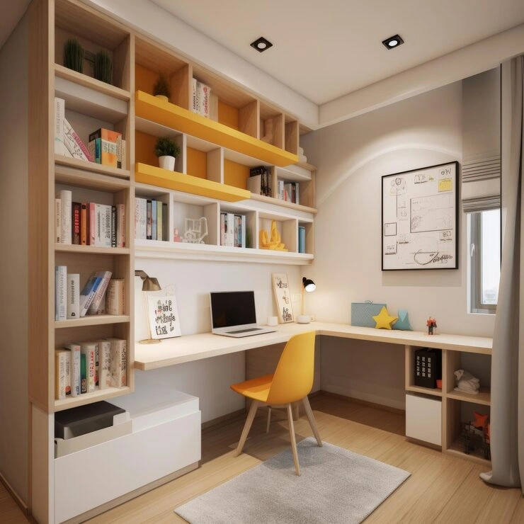 Study Room Interiors in Valasaravakkam